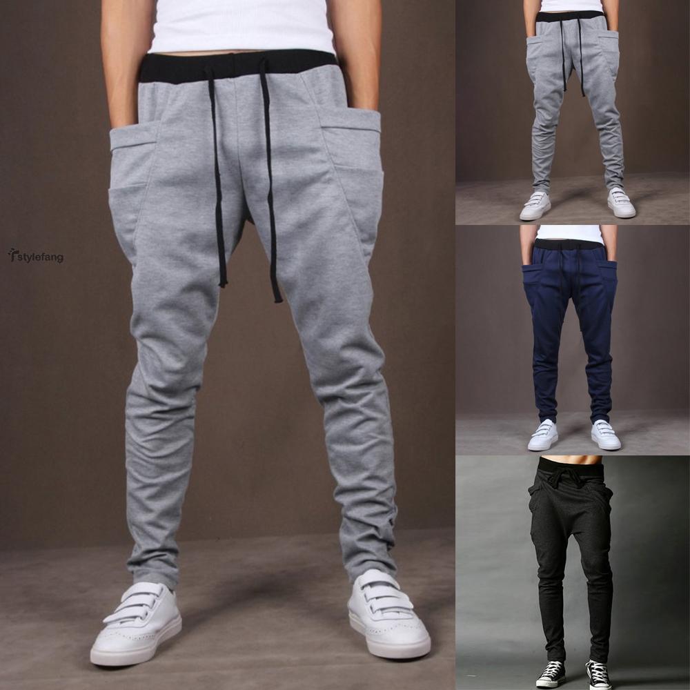 Mens Tracksuit Workout Joggers Sweat Plus Skinny Trousers Sports Mens Slim Fit Tracksuit Sweatpants Bottoms Long