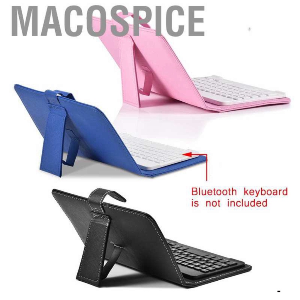 Bao Da Điện Thoại Bằng Da Pu Kèm Bàn Phím Bluetooth Macospice 7 '' Cho Hệ Điều Hành Android Và Ios