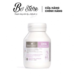 [NỘI ĐỊA ÚC] DHA bầu Bioisland cho phụ nữ chuẩn bị mang thai, mẹ bầu và sau sinh, 60 viên (Date 2023)