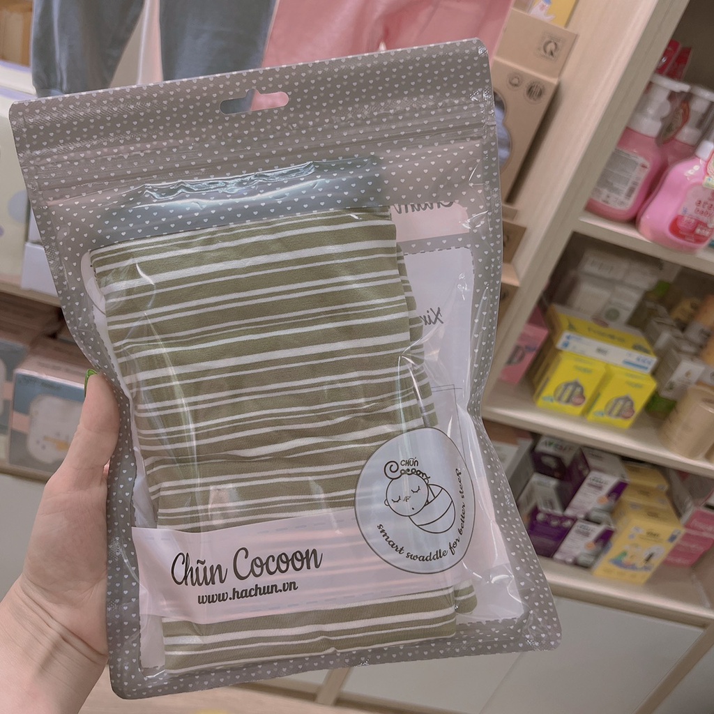 HÀNG CHÍNH HÃNG Quấn Chũn Cocoon [Giúp bé ngủ sâu giấc không giật mình]