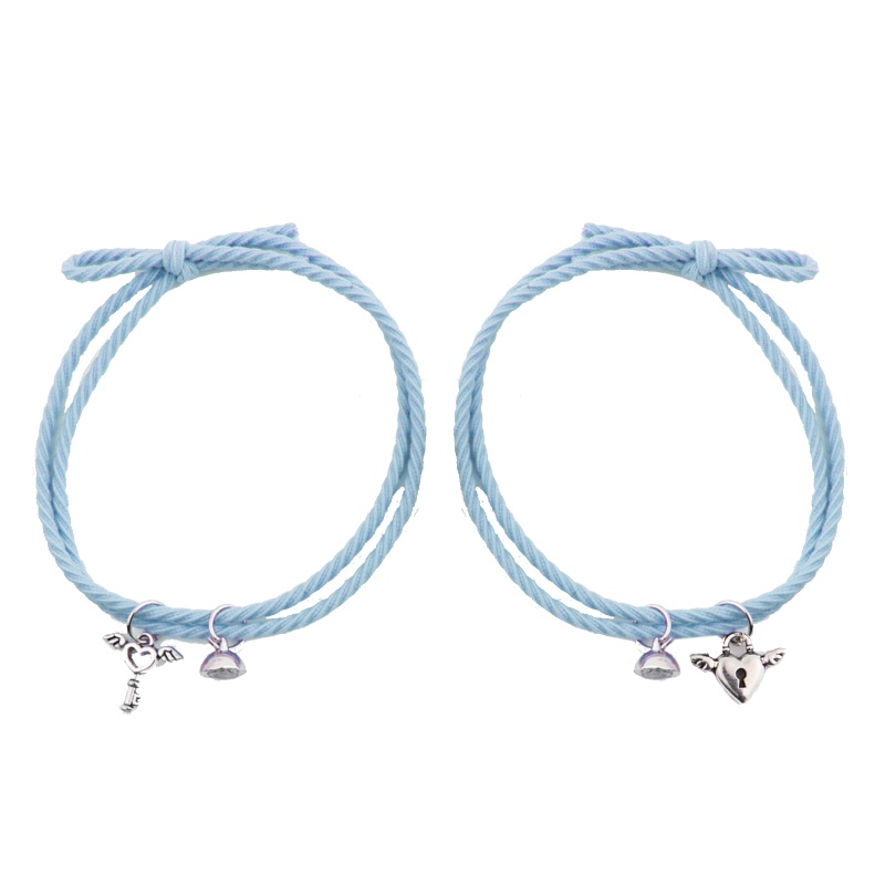 Set 2 Vòng Tay Chuỗi Hạt Đá Tự Nhiên Cho Cặp Đôi