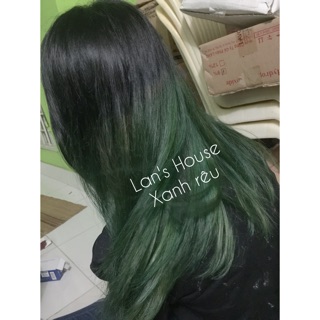 (Xanh rêu) Thuốc nhuộm tóc
