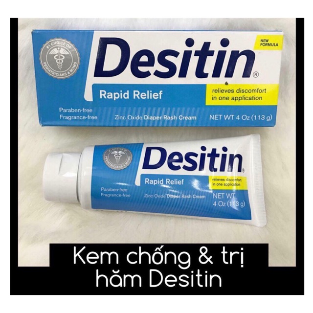 Kem chống hăm Desitin xanh 113gr- thương hiệu kem chống hăm số 1 tại Mỹ