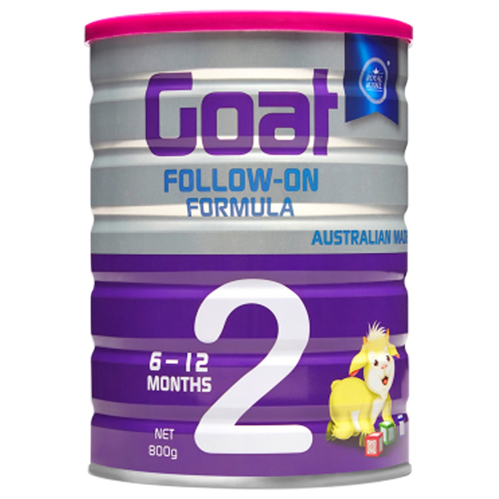 [800g] Sữa dê hoàng gia Úc Royal Ausnz Goat Follow-On Formula 2_Dành cho trẻ từ 6 - 12 tháng tuổi