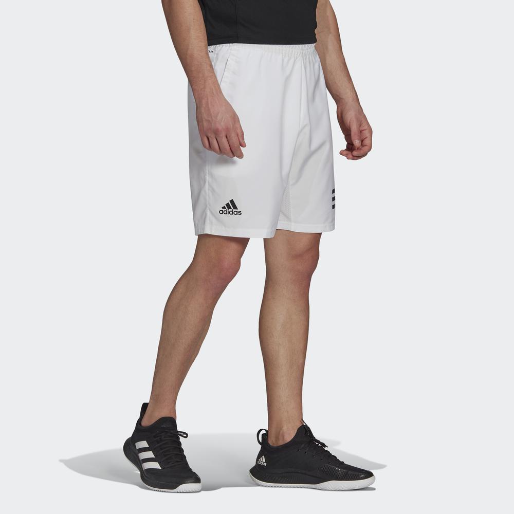 Quần Ngắn adidas TENNIS Nam Quần short tennis 3 Sọc Club Màu trắng GL5412