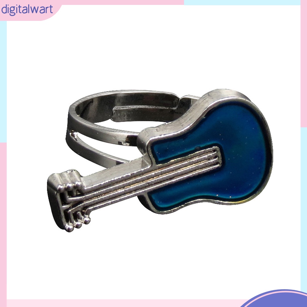 Nhẫn bóp hình đàn guitar thay đổi màu sắc theo tâm trạng