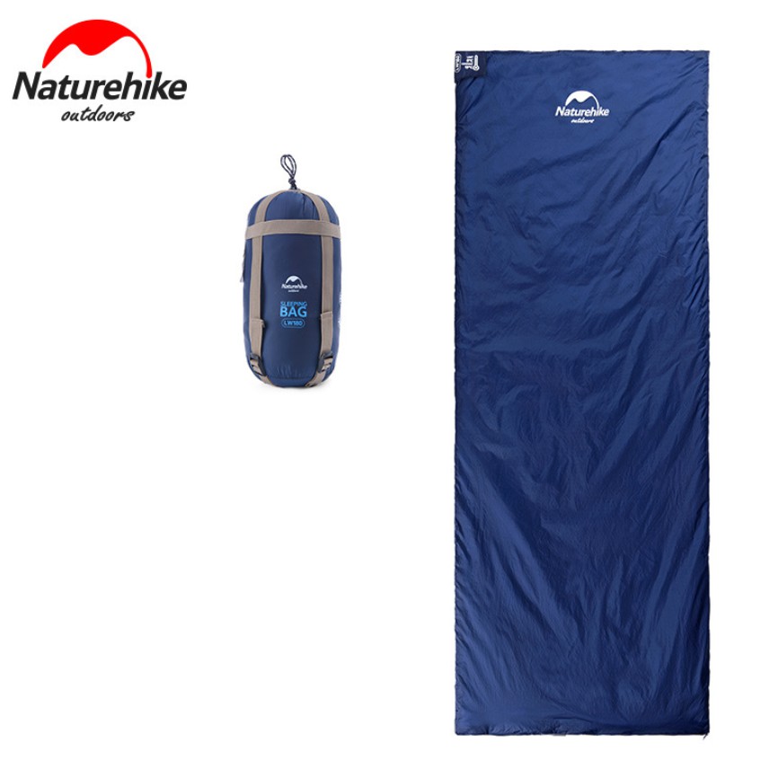 [⚡COMBO GỐI] Túi Ngủ Naturehike NH15S003-D LW180 - Tặng Kèm Gối Thổi Hơi | Hana_hanahouse