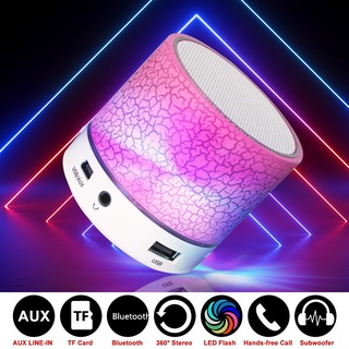 Loa bluetooth mini NEW nhấp nháy theo nhạc phiên bản Loa bluetooth mini di động cầm tay loa mini có led nháy theo nhạc