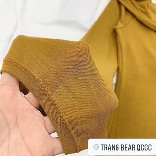 áo trễ vai cotton thun co giãn