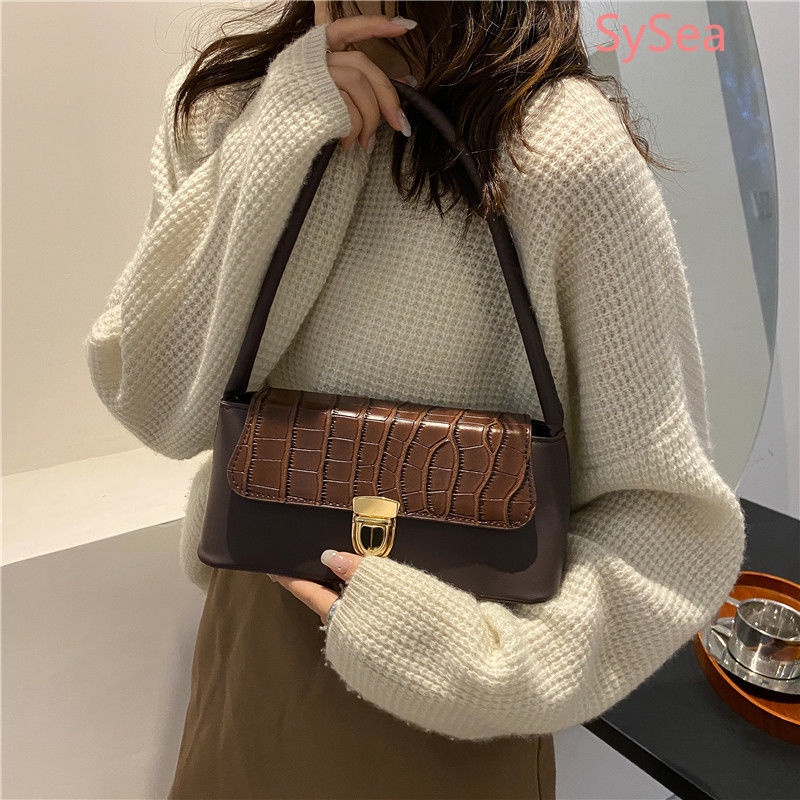 Túi Đeo Vai Họa Tiết Vân Đá Phong Cách Hàn Quốc Cho Nữ