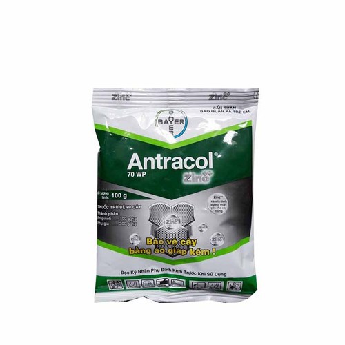 ANTRACOL 70WP – THUỐC TRỊ NẤM BỆNH CHO CÂY TRỒNG GÓI 100GR