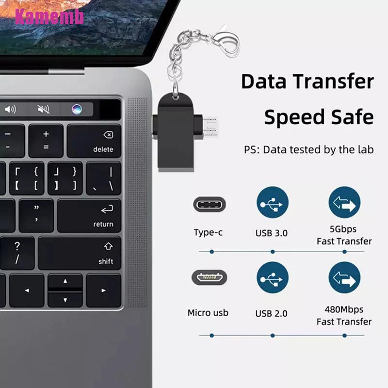 Đầu Chuyển Đổi Từ Usb Sang Type C Micro Usb Otg Sử Dụng Tiện Lợi Cho Android | BigBuy360 - bigbuy360.vn