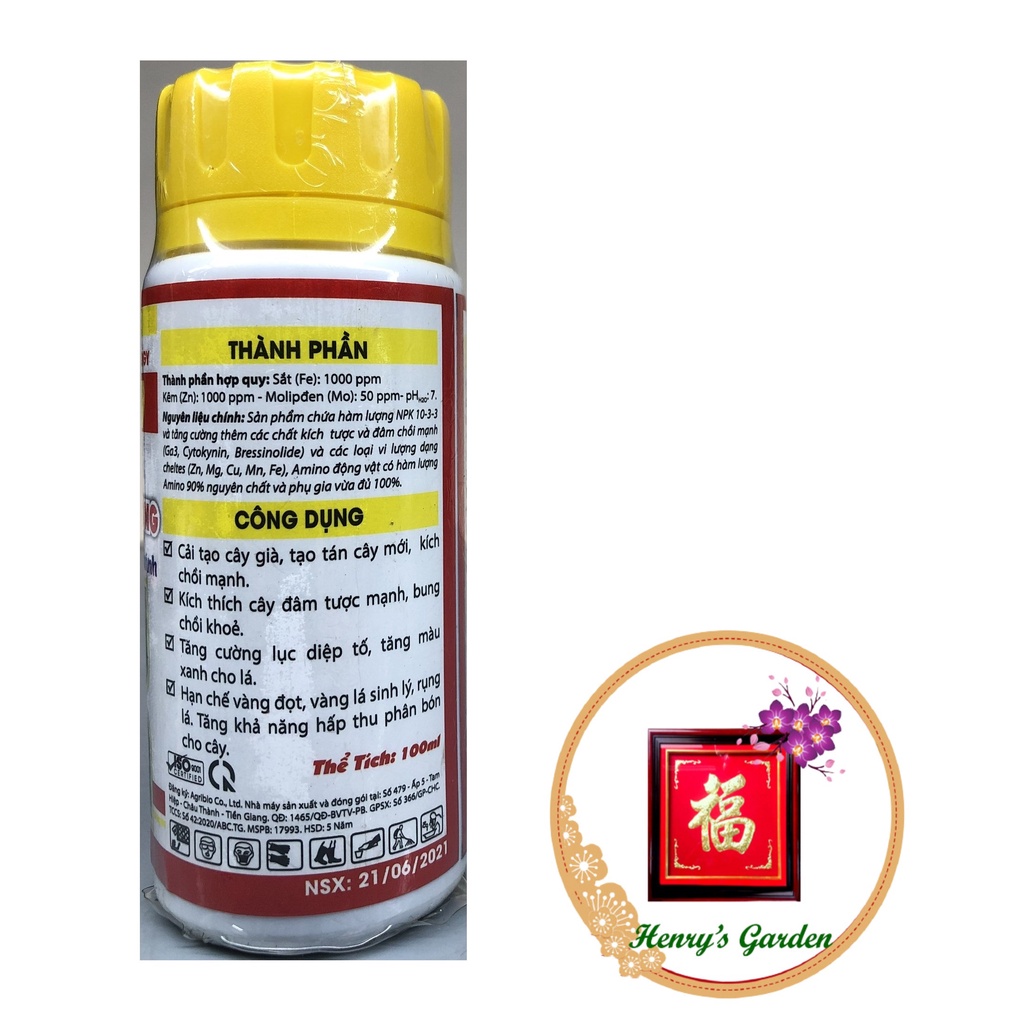 Siêu phóng đọt bật chồi mập cọng TD 90-Úc - #642# 100ml