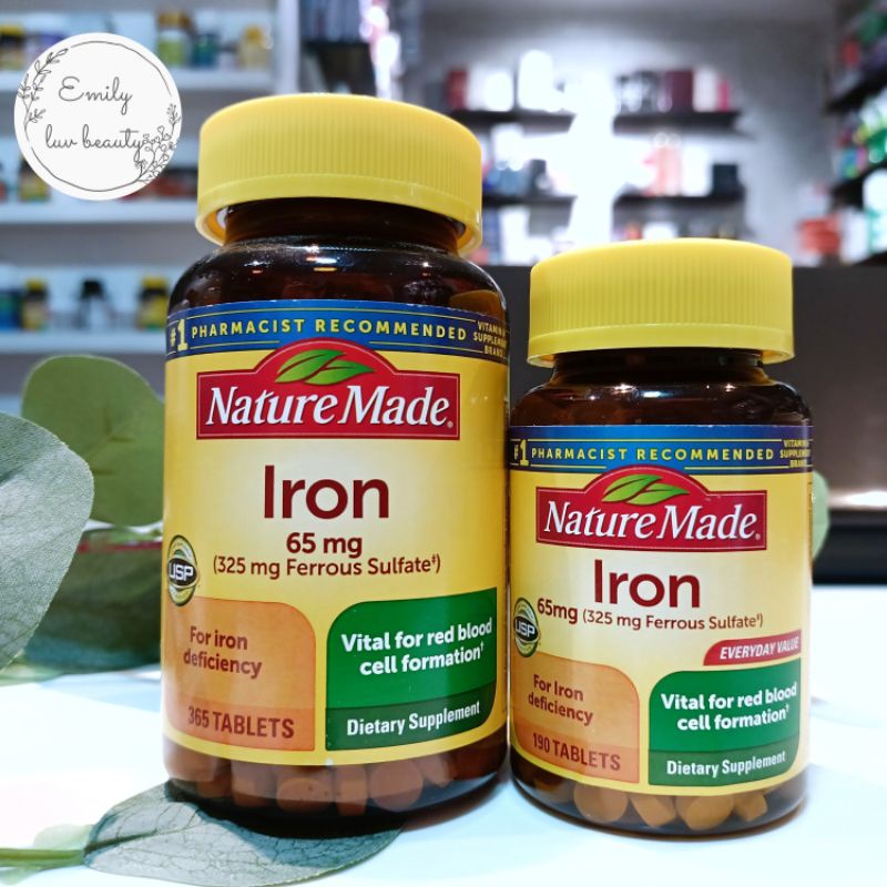 Iron 65mg 190v/365v Mỹ date 2023-2024