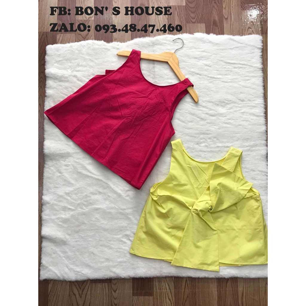 [SALE] Áo tay ngắn thắt nơ sau