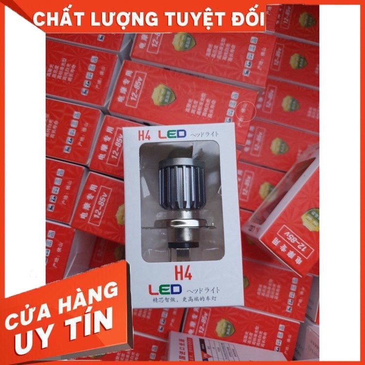 Đèn Pha Bi Cầu Mini Chân H4 2 Chế Độ [Có VIDEO] Siêu Sáng 2 Chế Độ Cos  (Vàng- Trắng ) Lắp Wave Sirius Exciter Lead Sh