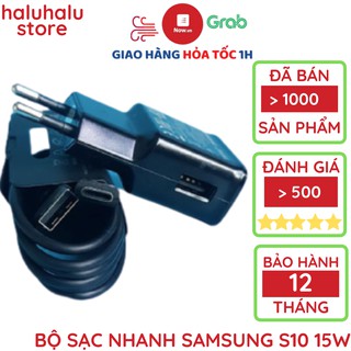 Củ sạc nhanh samsung s10 chính hãng note 8/note 8+ chân type c s10+ s10e note 9 note fe s9 s8