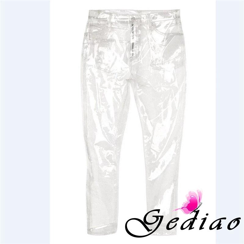 Quần bút chì lưng cao trong suốt quyến rũ cho nữ | BigBuy360 - bigbuy360.vn