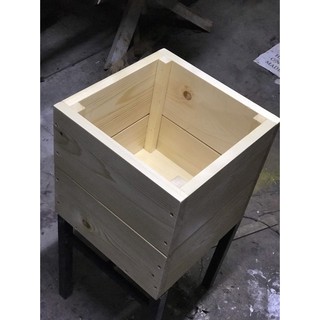 Chậu gỗ vuông trồng cây 30*30*30 I Decor