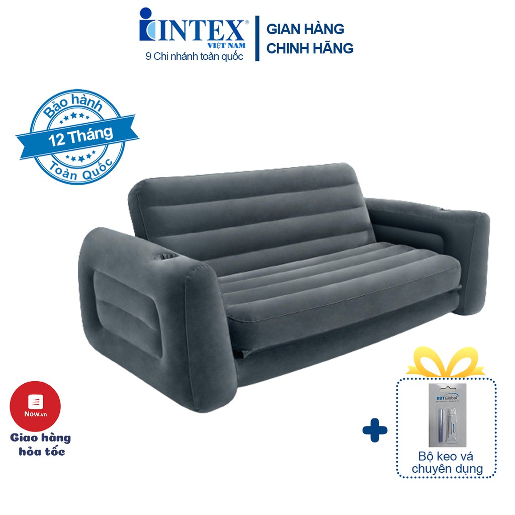 [LIFEMALL25015 - 12% đơn 250K] Ghế giường hơi đa năng đôi công nghệ mới INTEX 66552