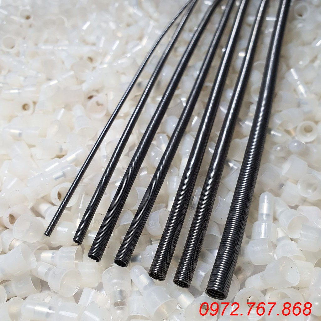Lò xo kéo, đường  kính ngoài 2-3-4-5-6-8-10-12mm dài 200mm