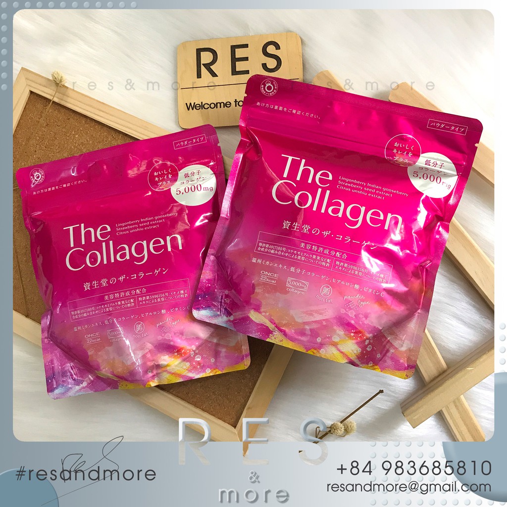 Bột collagen_Shiseido - The Collagen Powder [126g]