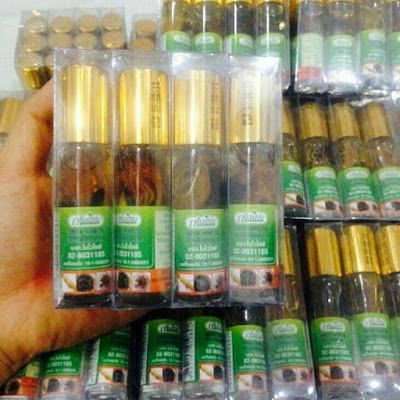 COMBO 5 Dầu Lăn Thảo Dược Nhân Sâm Green Herb Oil 8ml Thái Lan