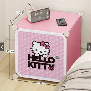 [SỈ] - (Nhiều màu) TỦ NHỰA LẮP GHÉP MINI ĐẦU GIƯỜNG ( 1 ô to + 1 kệ) ĐỂ ĐỒ ĐA NĂNG THÔNG MINH sâu 37cm