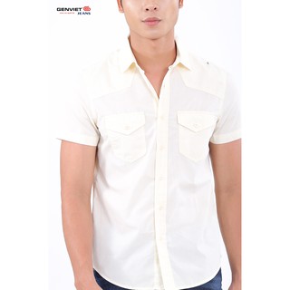 Áo sơ mi cộc tay nam T3321C414 GENVIET