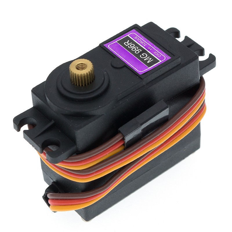 Động Cơ Servo MG995 MG996R Bằng Kim Loại Cho Đồ Chơi Điều Khiển Từ Xa Futaba JR MG995