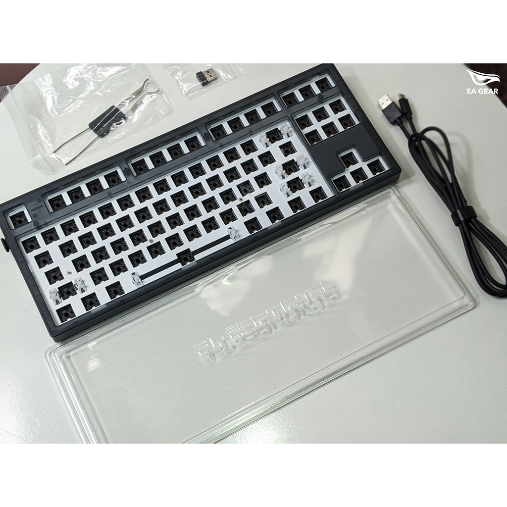 Kit bàn phím cơ custom FL MK870 TRONG SUỐT  - EA Gear