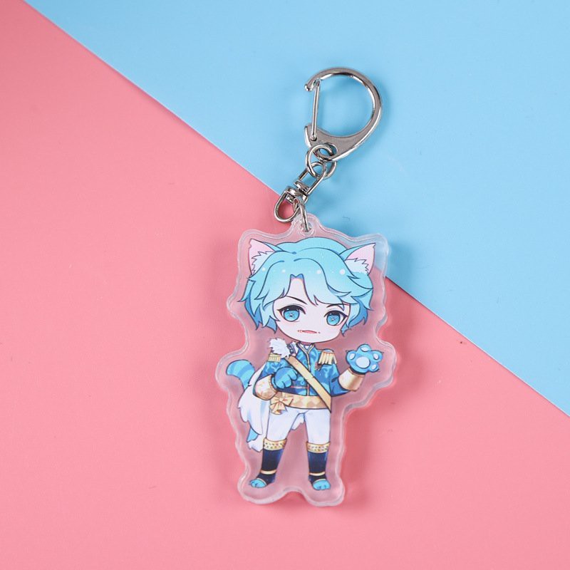 ( Mica trong acrylic ) Móc khóa Identity V Nhân cách thứ năm ver FESTIVAL quà tặng xinh xắn dễ thương anime chibi