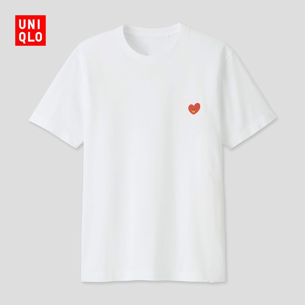 Áo thun UNIQLO ngắn tay in hình BT21 thời trang dành cho cả nam và nữ