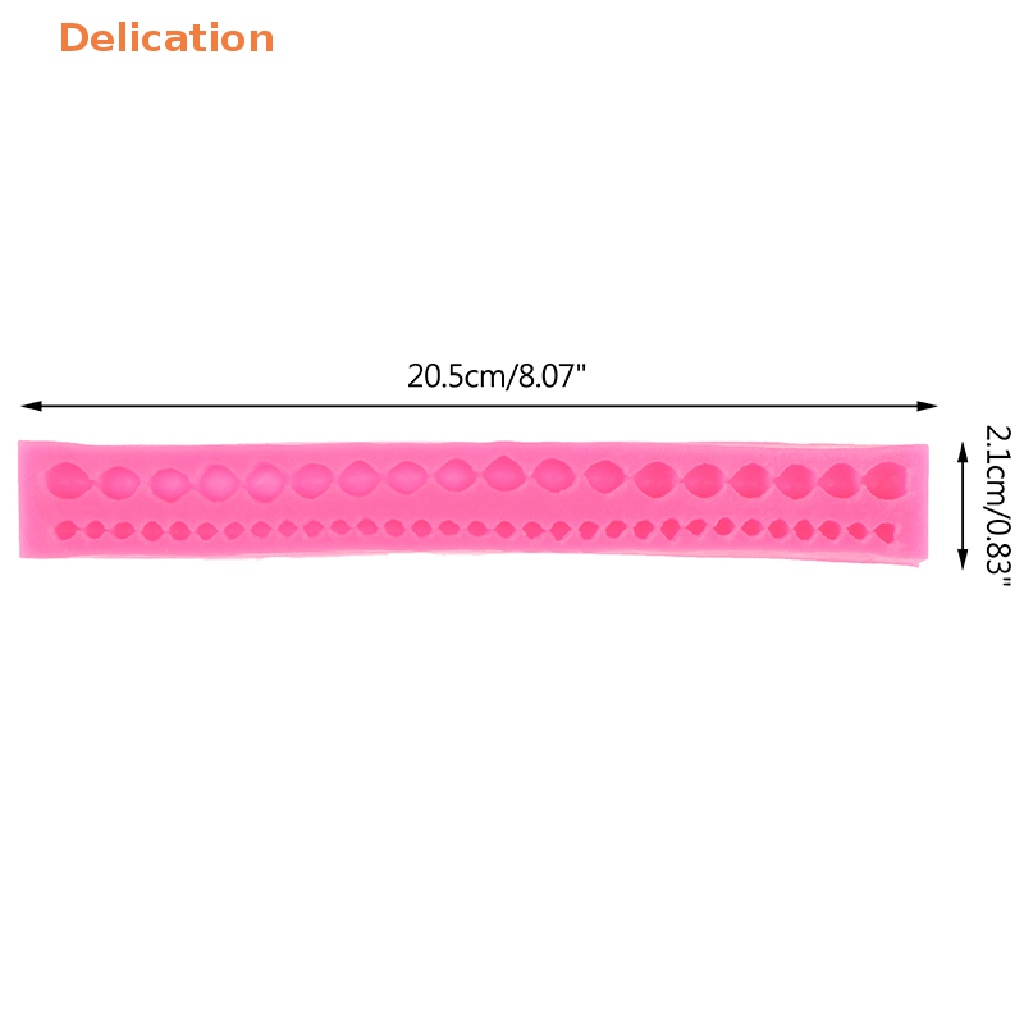 Khuôn Silicone Tạo Hình Chuỗi Hạt Ngọc Trai Trang Trí Bánh Kem