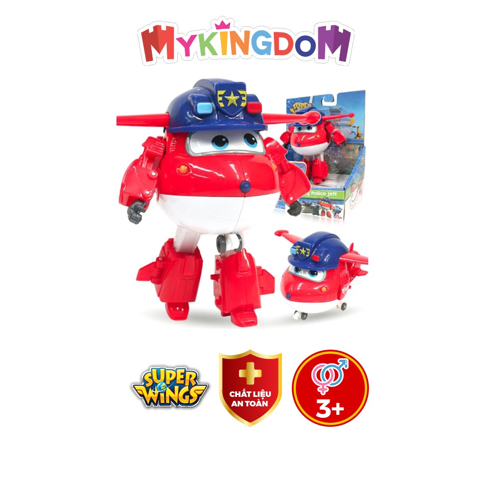 Đồ chơi SUPERWINGS Robot Biến Hình Cỡ Lớn Jett Police YW730231