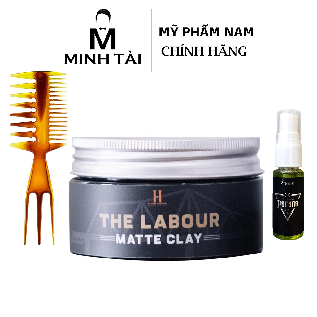 Sáp Vuốt Tóc Nam The Labour Matte Clay