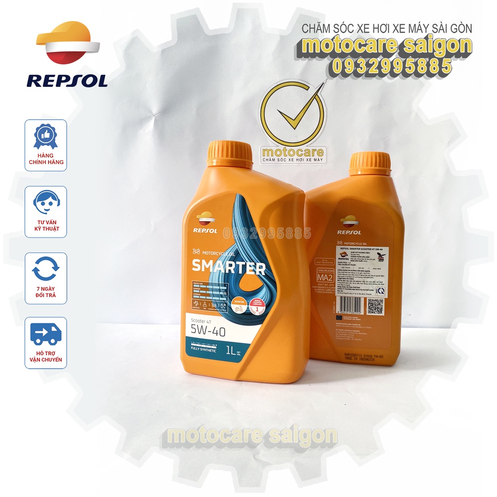 Nhớt Repsol Smarter Scooter 4T 5W-40 1L