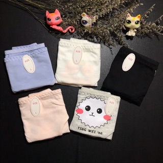 Combo 5 quần sịp nữ 100% cotton hoạ tiết dễ thương