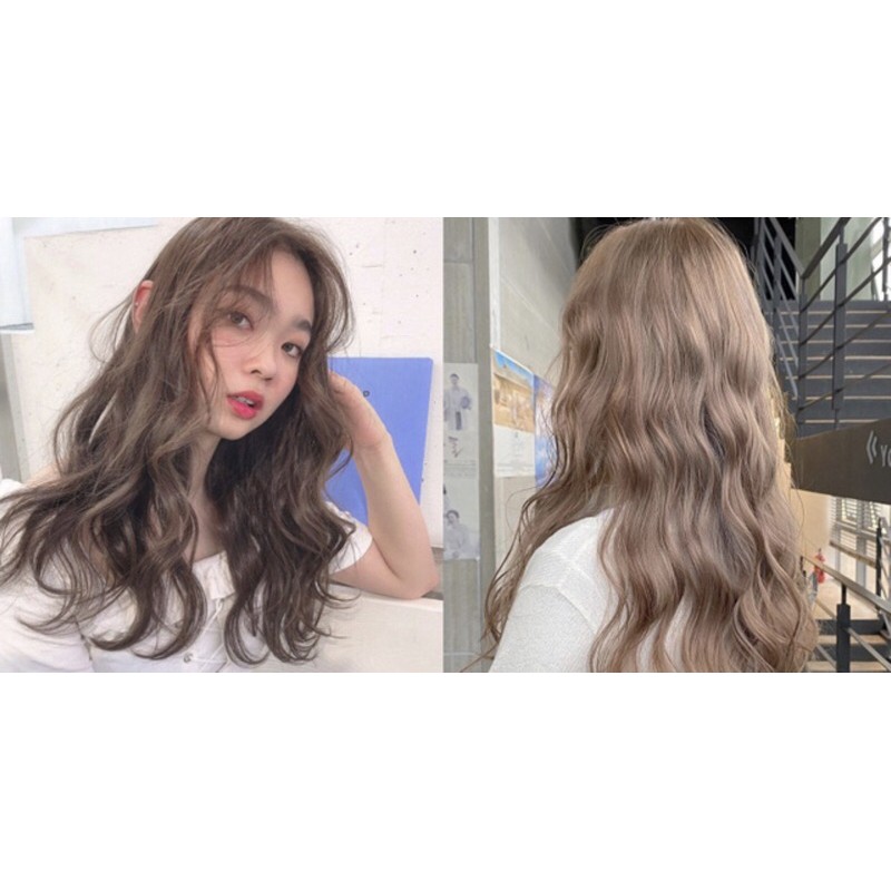 Thuốc nhuộm màu NÂU SỮA kèm trợ dưỡng oxy