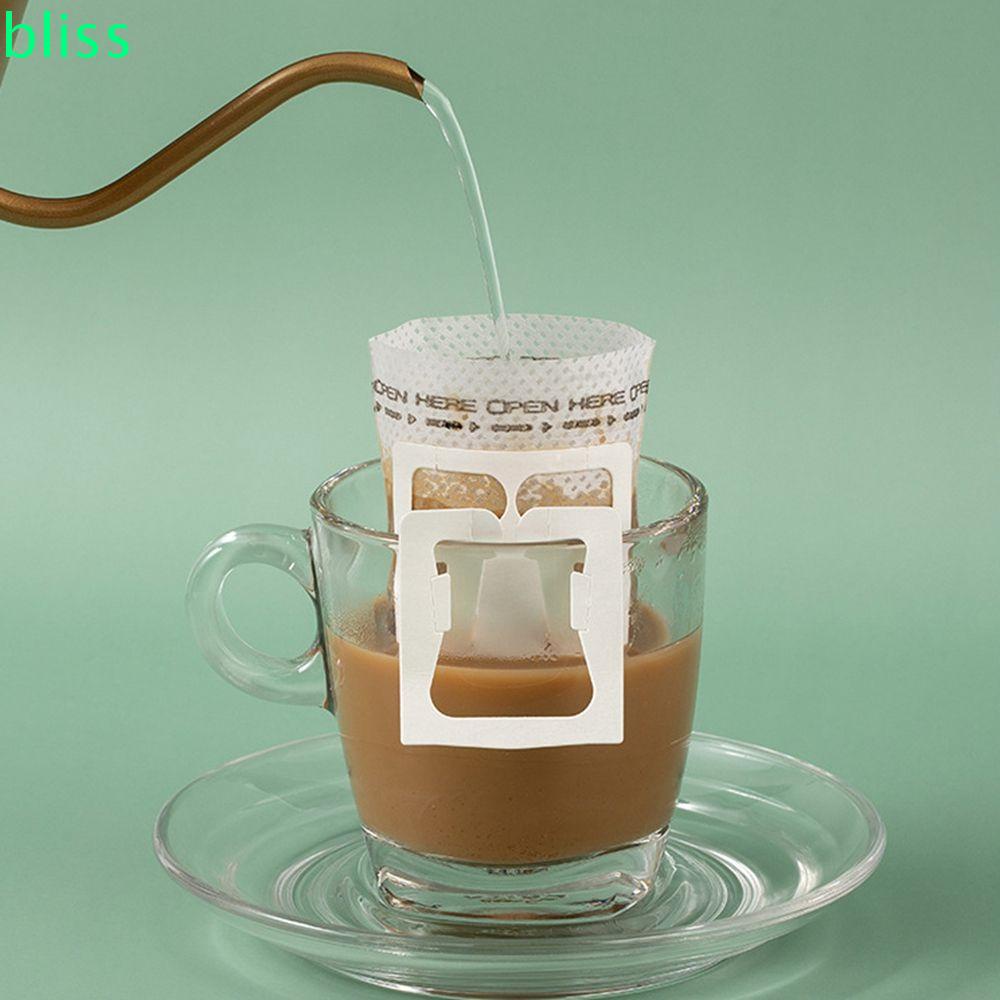 Set 50 Túi Lọc Cà Phê Bằng Giấy Treo Tai Có Thể Xếp Gọn Thân Thiện Với Môi Trường