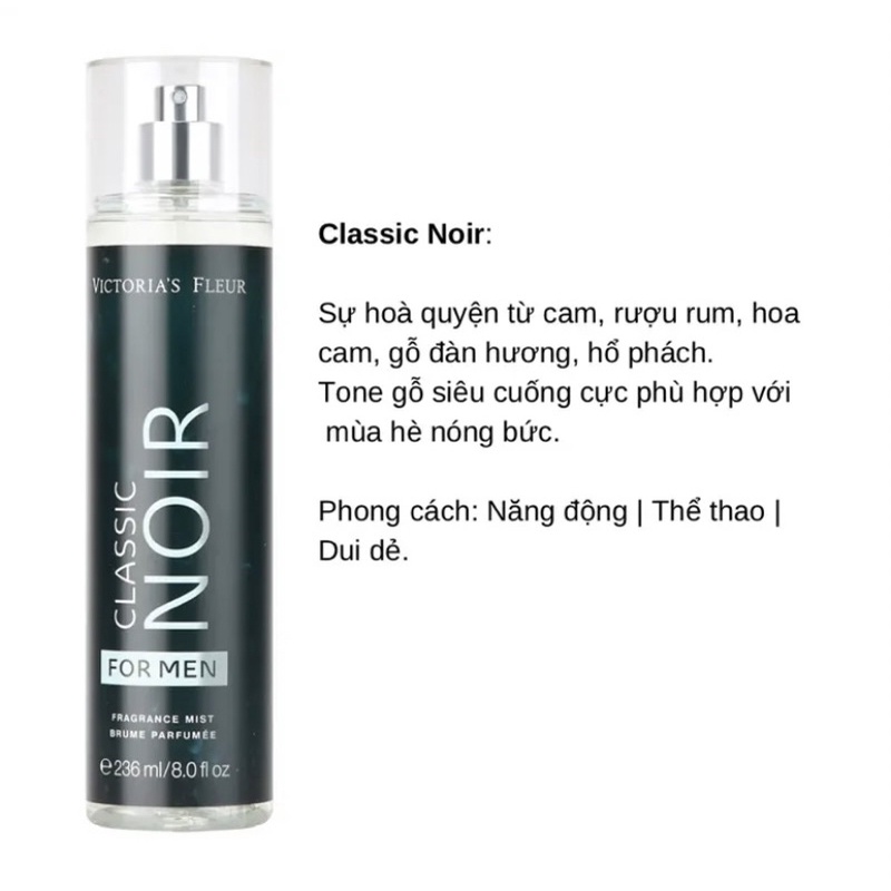 XỊT THƠM BODY MIST DÀNH CHO NAM MEONOOW STORE ✨💕