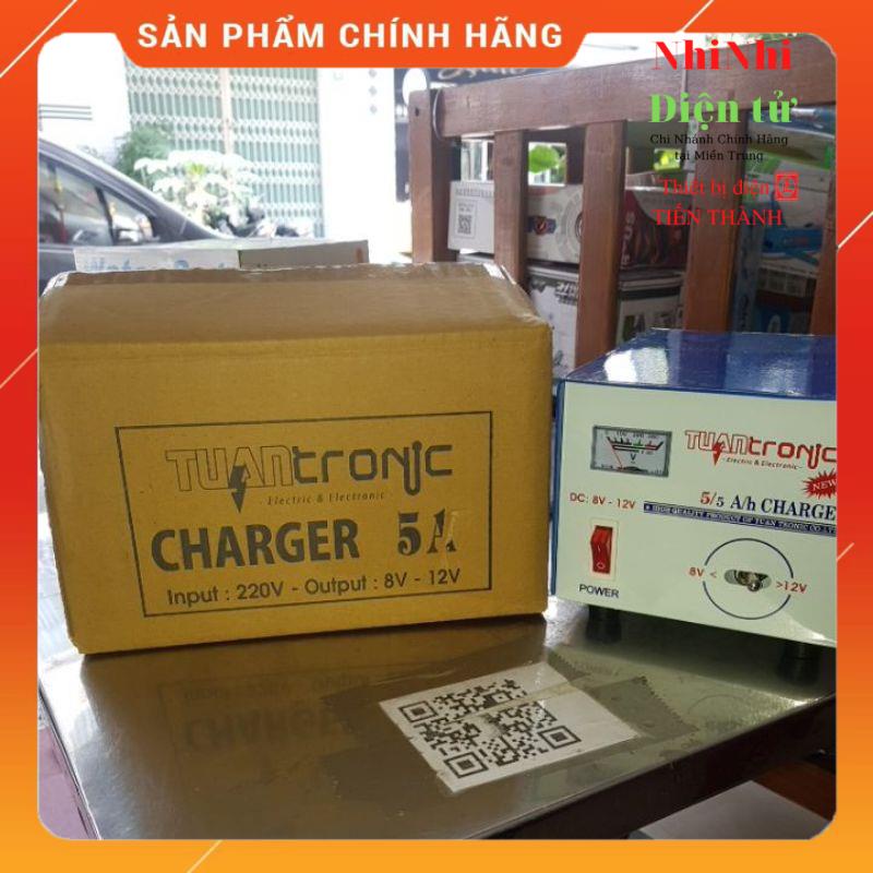 Sạc Bình Acquy từ 6v đến 12v dòng điện tối đa 5Amp