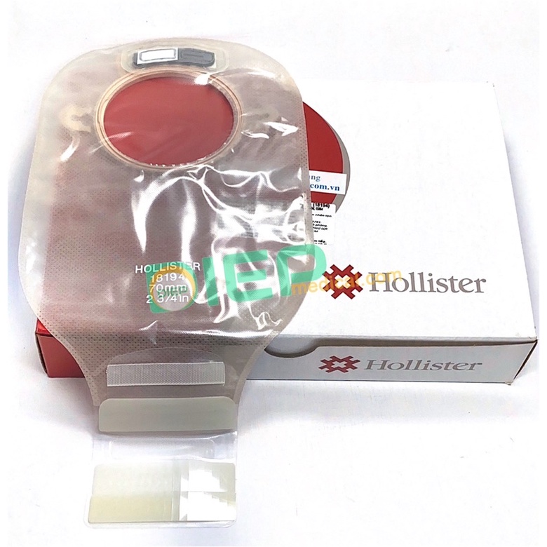 ✅ HOLLISTER 18193, 18194, 14603, 14604 - Túi và đế hậu môn nhân tạo 2 mảnh, đế rời bằng, có bộ lọc mùi (Chính hãng - Mỹ)