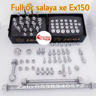 Full ốc inox 304 salaya xe Ex150