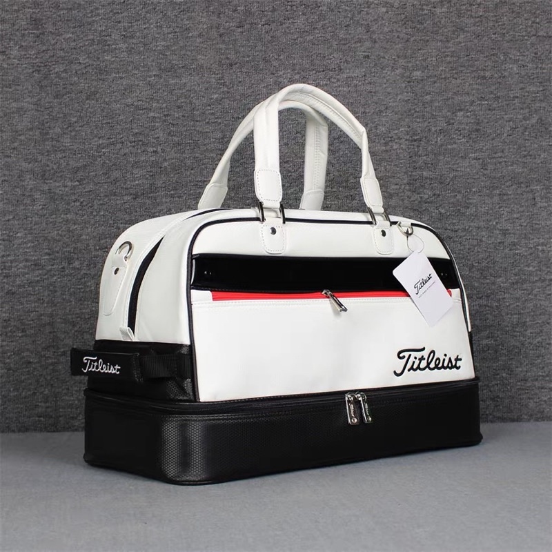 Túi xách golf nam - Túi golf Titleis 2022 - chất da pu cao cấp có ngăn để giày riêng