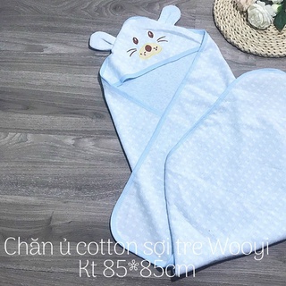 Chăn ủ cotton cho bé hình thú
