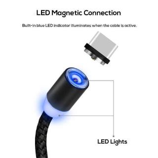 Ready Stock 1m/2m Magnetic Charger Cable for Iphone/Type-c/Android