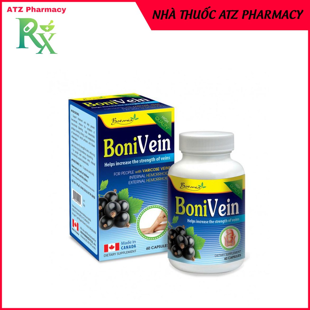 BoniVein - Suy giãn tĩnh mạch, trĩ không còn là nỗi lo