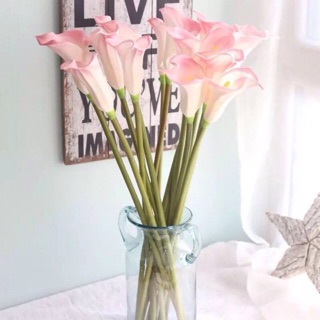 Hoa rum calla lily cao su loại siêu cấp giống thật
