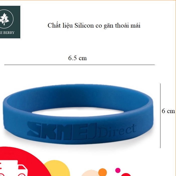 Vòng đeo tay thể thao SKMEI chất liệu silicon